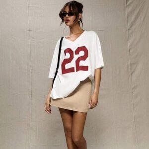 Women's Oversized Baseball T-Shirt